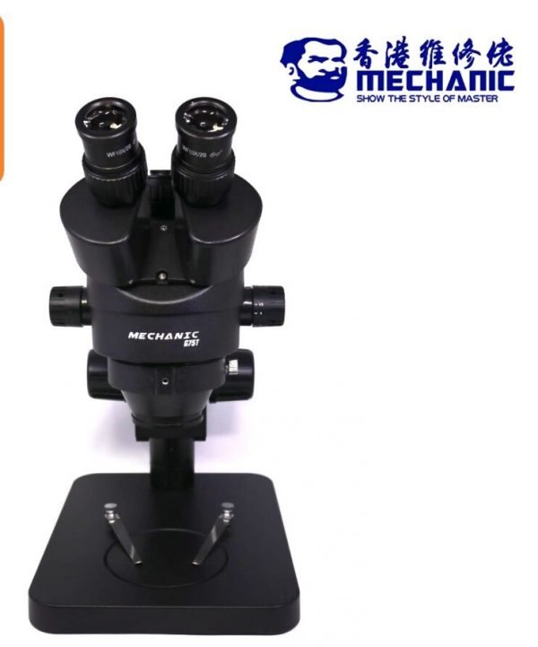 MECHANIC G75T B1 HD TRINOCULAR 7X-45X LED MICROSCOPE, For Smd Components