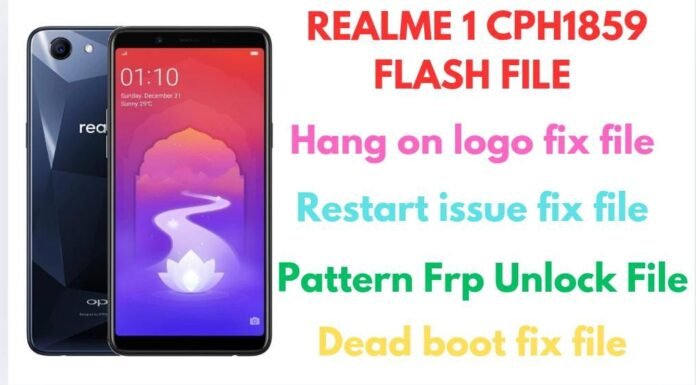 REALME 1 RMX 1859 FLASH FILE