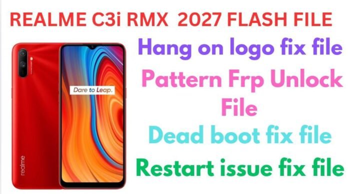 REALME 3I RMX 2027 FLASH FILE