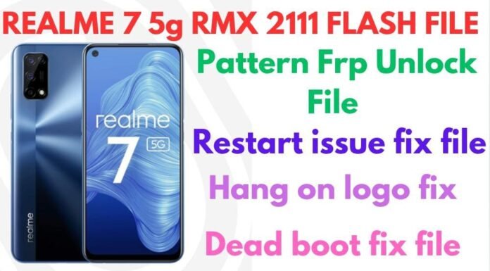 REALME 7 5G RMX 2111 FLASH FILE