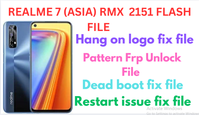 REALME 7 (ASIA) RMX 2151 FLASH FILE