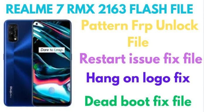 REALME 7 RMX 2163 FLASH FILE