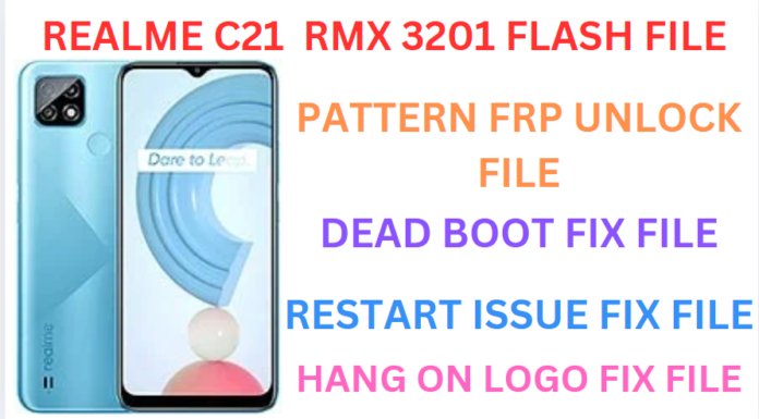 REALME C21 RMX3201 FLASH FILE