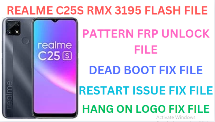 REALME C25S RMX 3195 FLASH FILE