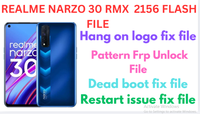 REALME NARZO 30 RMX 2156 FLASH FILE