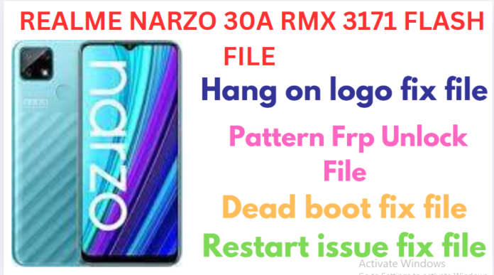 REALME NARZO 30A RMX3171 FLASH FILE