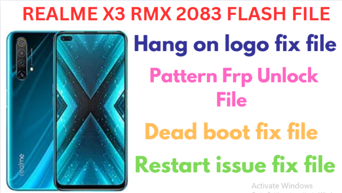 REALME X3 RMX2083 FLASH FILE