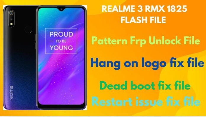 realme 3 rmx 1825 flash file