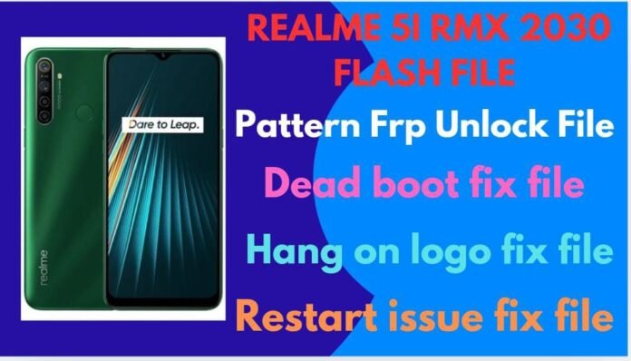 realme 5i rmx 2030 flash file