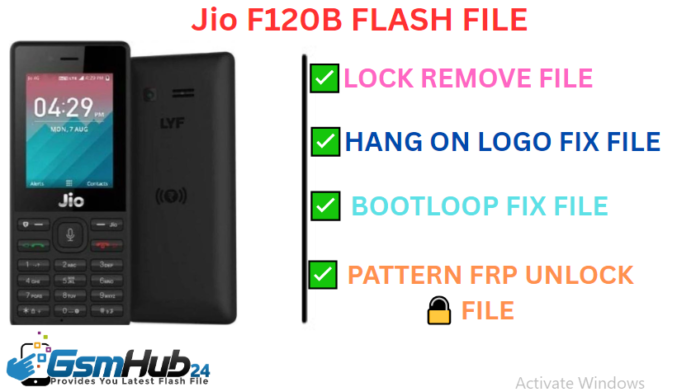 JIO F120B FLASH FILE STOK ROM
