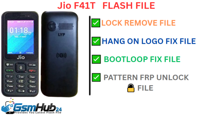 JIO F41T FLASH FILE STOCK ROM