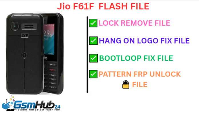 JIO F61F FLASH FILE STOCK ROM