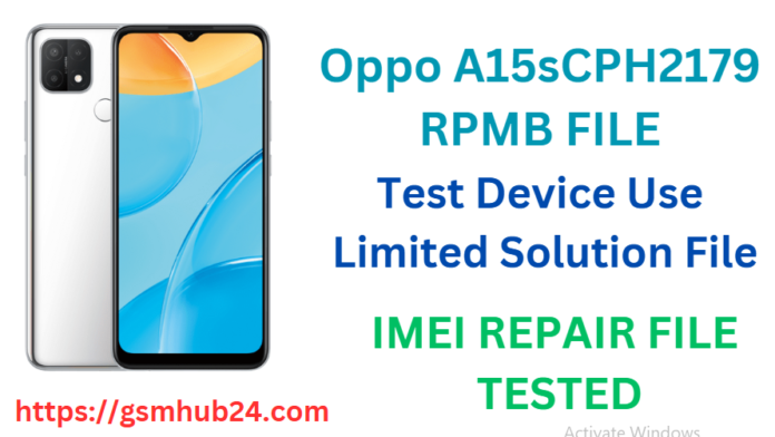 OPPO 15s CPH2179 RPMB FILE