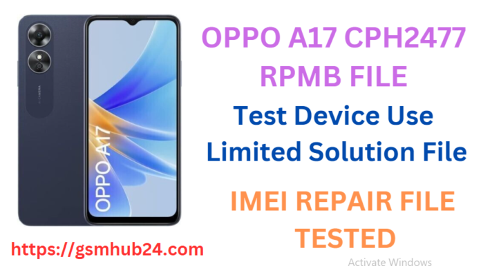 OPPO 17 CPH2477 RPMB FILE
