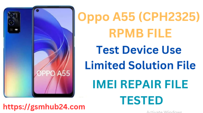 OPPO A55 CPH2325 RPMB FILE