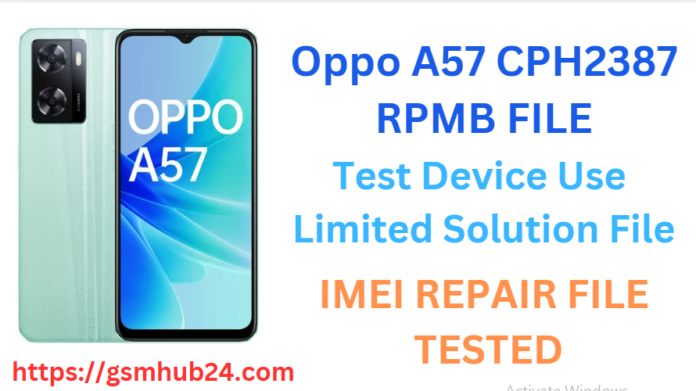 OPPO A57 CPH2387 RPMB FILE