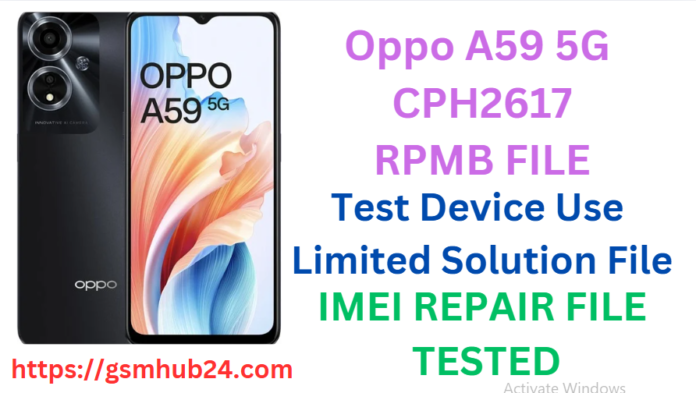 OPPO A59 5G CPH2617 RPMB FILE