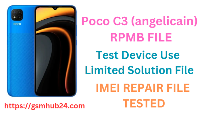 POCO C3 (ANGALICAIN) RPMB FILE
