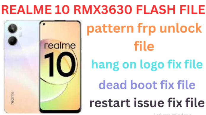 REALME 10 RMX3630 FLASH FILE