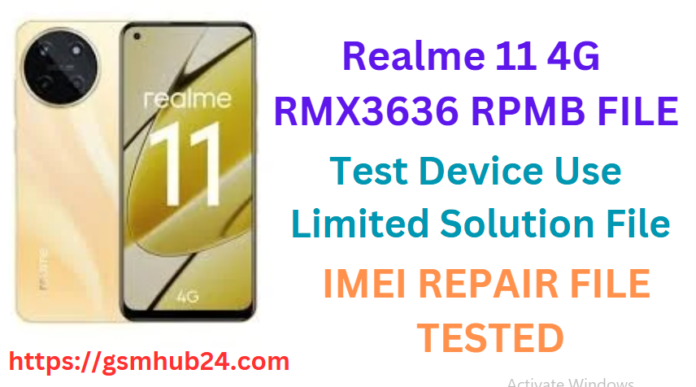 REALME 11 4G RMX3636 RPMB FILE