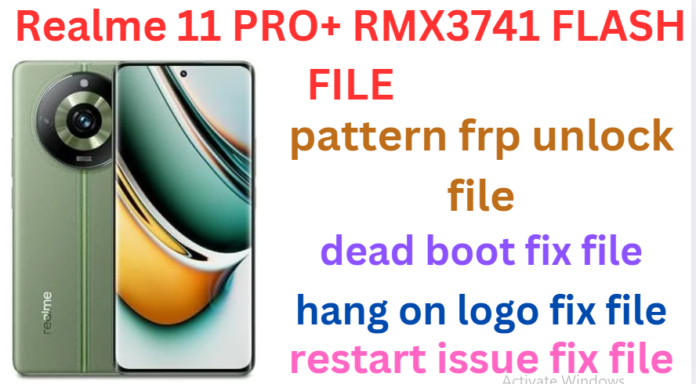 REALME 11 PRO+ RMX3741 FLASH FILE