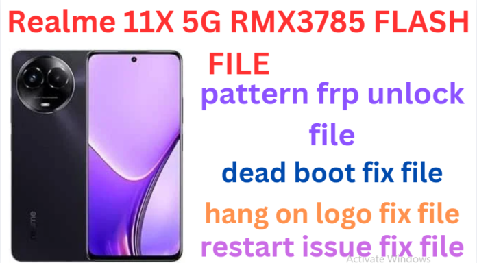 REALME 11X 5G RMX3785 FRLASH FILE