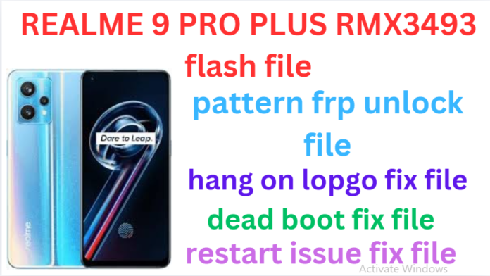 REALME 9 PRO PLUS RMX3393 FLASH FILE