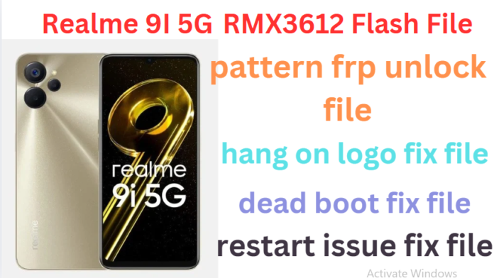 REALME 9I 5G RMX3612 FLASH FILE