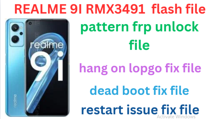 REALME 9I RMX3491 FLASH FILE