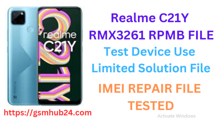 REALME C21Y RMX3261 RPMB FILE