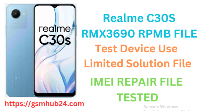 REALME C30S RMX3690 RPMB FILE