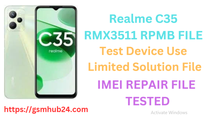 REALME C35 RMX3511 RPMB FLE
