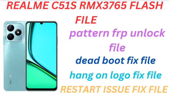 REALME C61S RMX3765 FLASH FILE