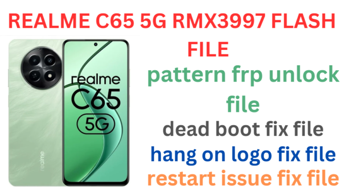 REALME C65 5G RMX3997 FLASH FILE