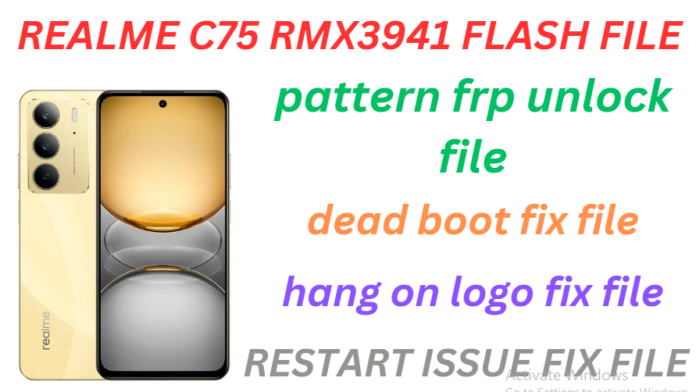 REALME C75 RMX3941 FLASH FILE