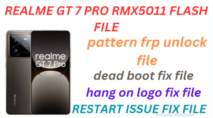 REALME GT 7 PRO RMX5011 FLASH FILE