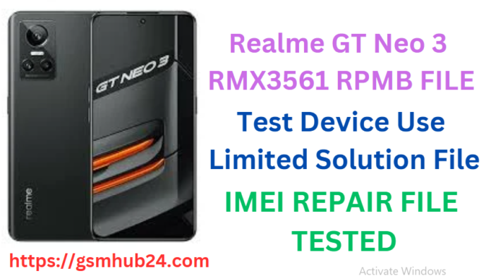 REALME GT NEO 3 RMX3561 RPMB FILE
