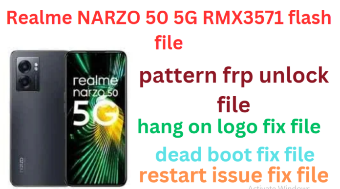 REALME NARZO 50 5G RMX3571 FLASH FILE.