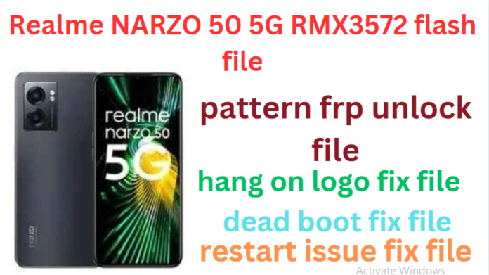 REALME NARZO 50 5G RMX3572 FLASH FILE
