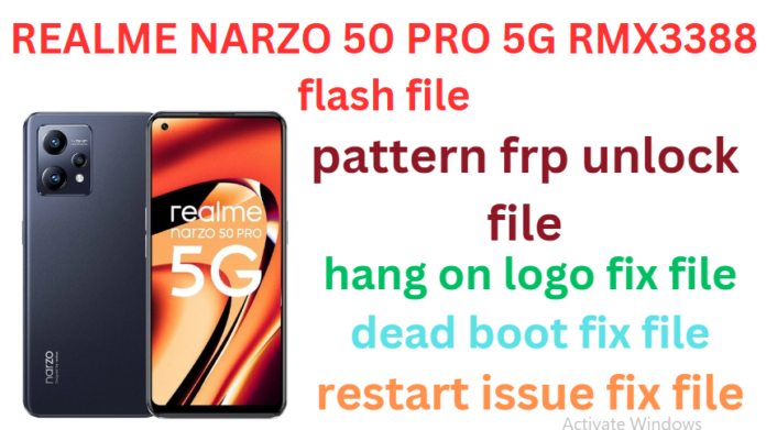 REALME NARZO 50 PRO 5G RMX3396 FLASH FILE