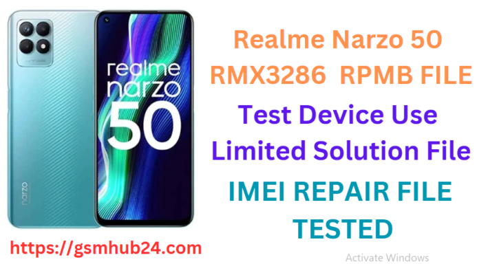 REALME NARZO 50 RMX3286 RPMB FILE