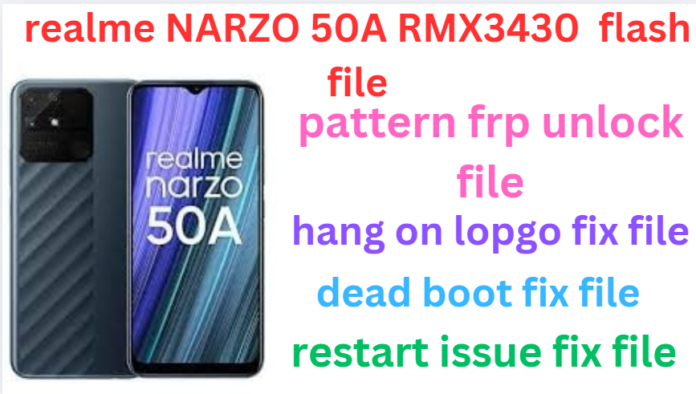 REALME NARZO 50A RMX3430 FLASH FILE