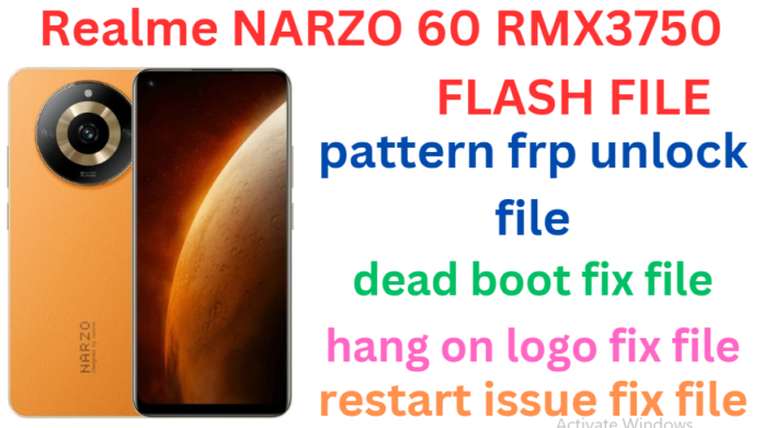 REALME NARZO 60 RMX3750 FLASH FILE