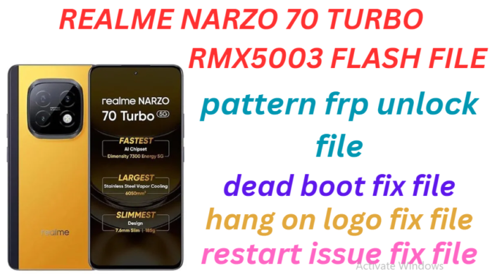 REALME NARZO 70 TURBO RMX5003 FLASH FILE