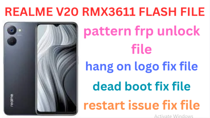 REALME V20 RMX3611 FLASH FILE