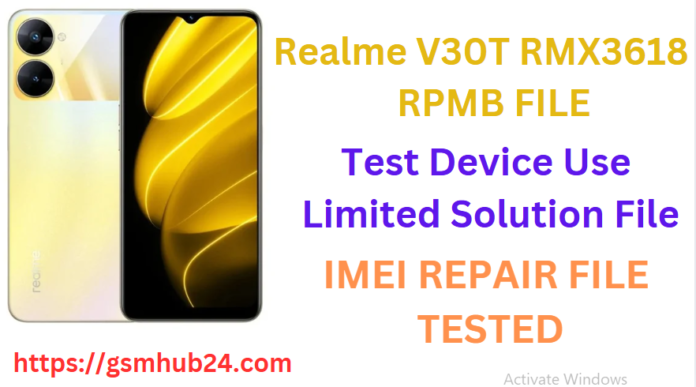 REALME V30T RMX3618 RPMB FILE