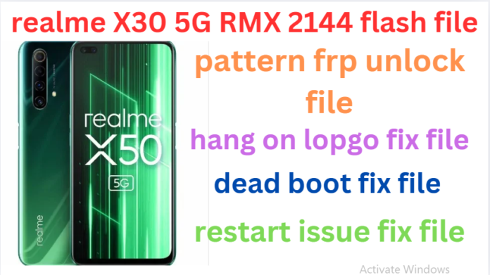REALME X50 5G RMX2144 FLASH FILE