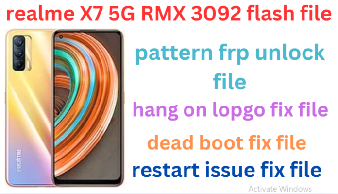 REALME X7 5G RMX3092 FLASH FILE