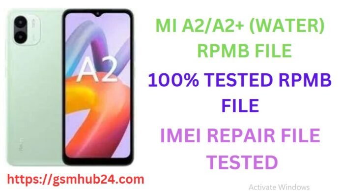 Redmi A2 A2+RPMB File