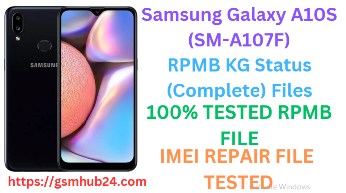 SAMSUNG GALAXY A10S (SM-A107F) RPMB FILE